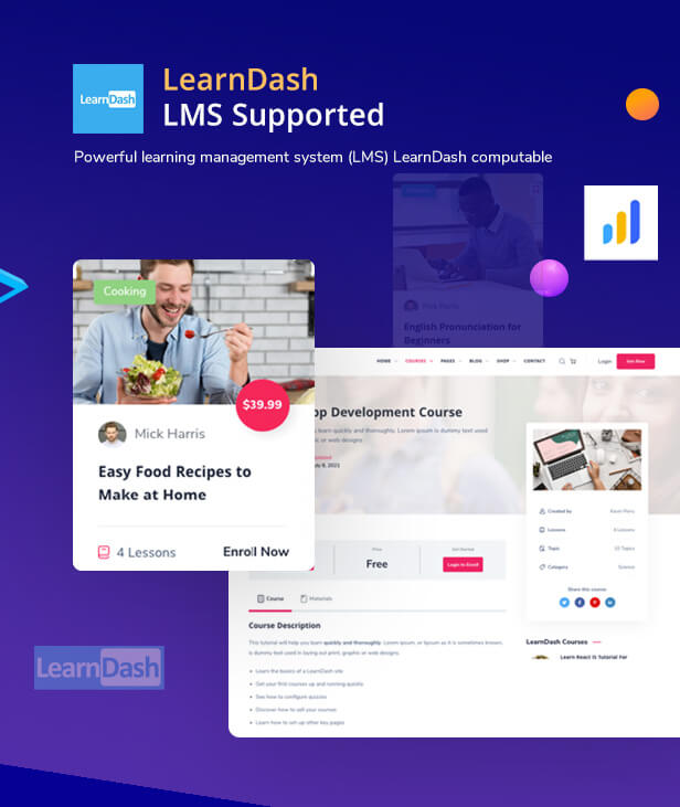 LearnDash LMS Course, learndash theme, learndash wordpress theme