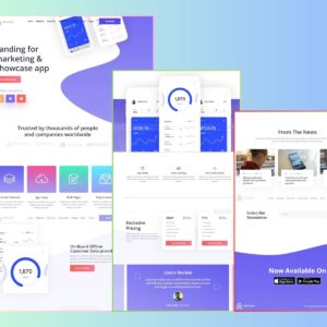 Aerover – App Landing HTML Template
