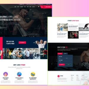 Fitner – Creative HTML Template for Gym, Fitness & Health
