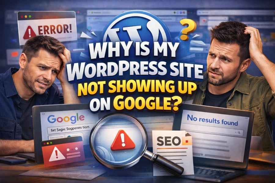 why is my wordpress site not showing up on google
