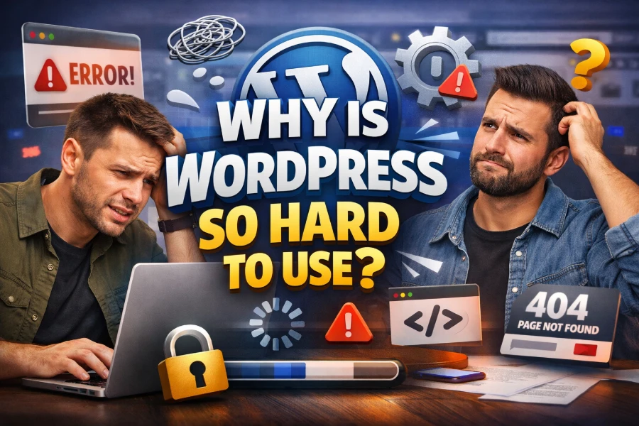 why is wordpress so hard to use