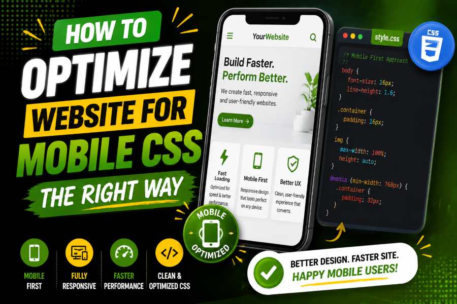 how to optimize website for mobile css